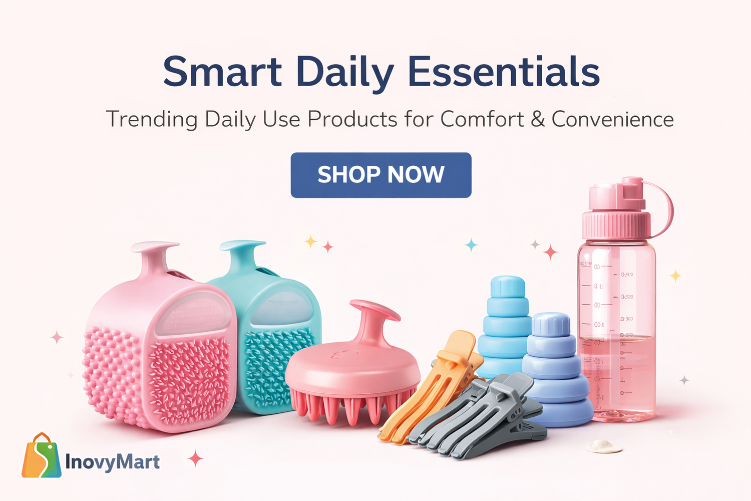 Shop Smart Daily Essentials at InovyMart. Discover trending daily-use products designed for comfort, quality, and everyday convenience across India.